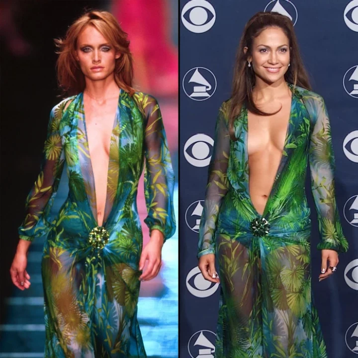 Amber Valletta has playfully teased Jennifer Lopez for making fashion history Amber Valletta has playfully teased Jennifer Lopez for making fashion history